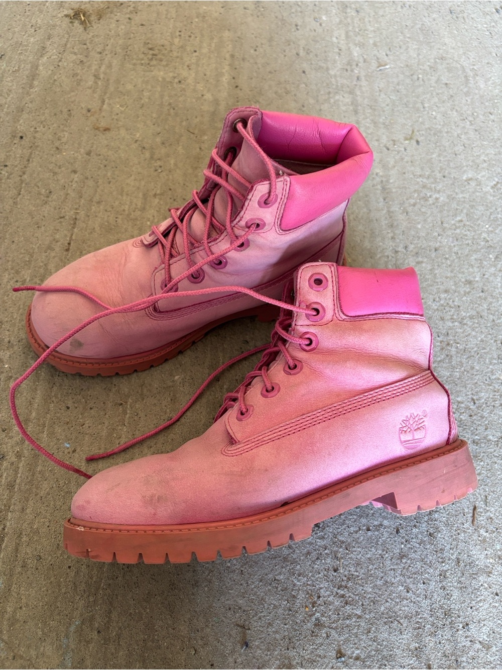 Timberland Pink 6-Inch Premium Waterproof Boots | Nubuck Leather